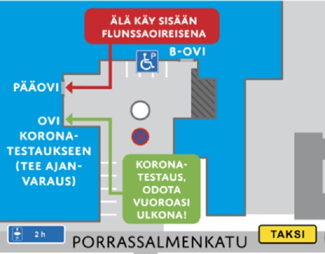 tájékoztatás a koronavírusról Finnországban