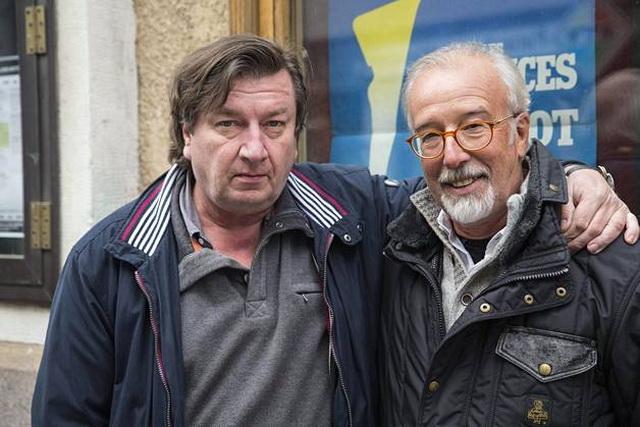 Aki Kaurismäki és Giorgio Cavazzano (Fotó: Antti Hämäläinen, Iltasanomat) Aki Kaurismäki és Giorgio Cavazzano (Fotó: Antti Hämäläinen, Iltasanomat)