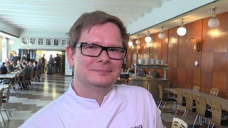 A katonák ellátásáért felelős Leo Catering séfje, Jaakko Sauvola