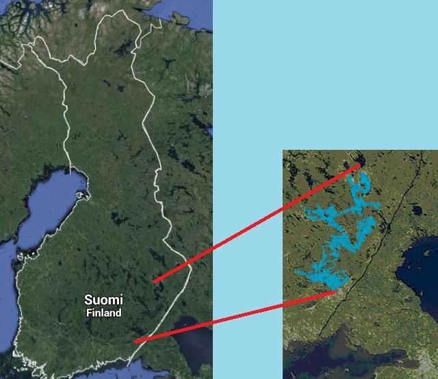 Saimaa tó (maps.google.com) Saimaa tó (maps.google.com)